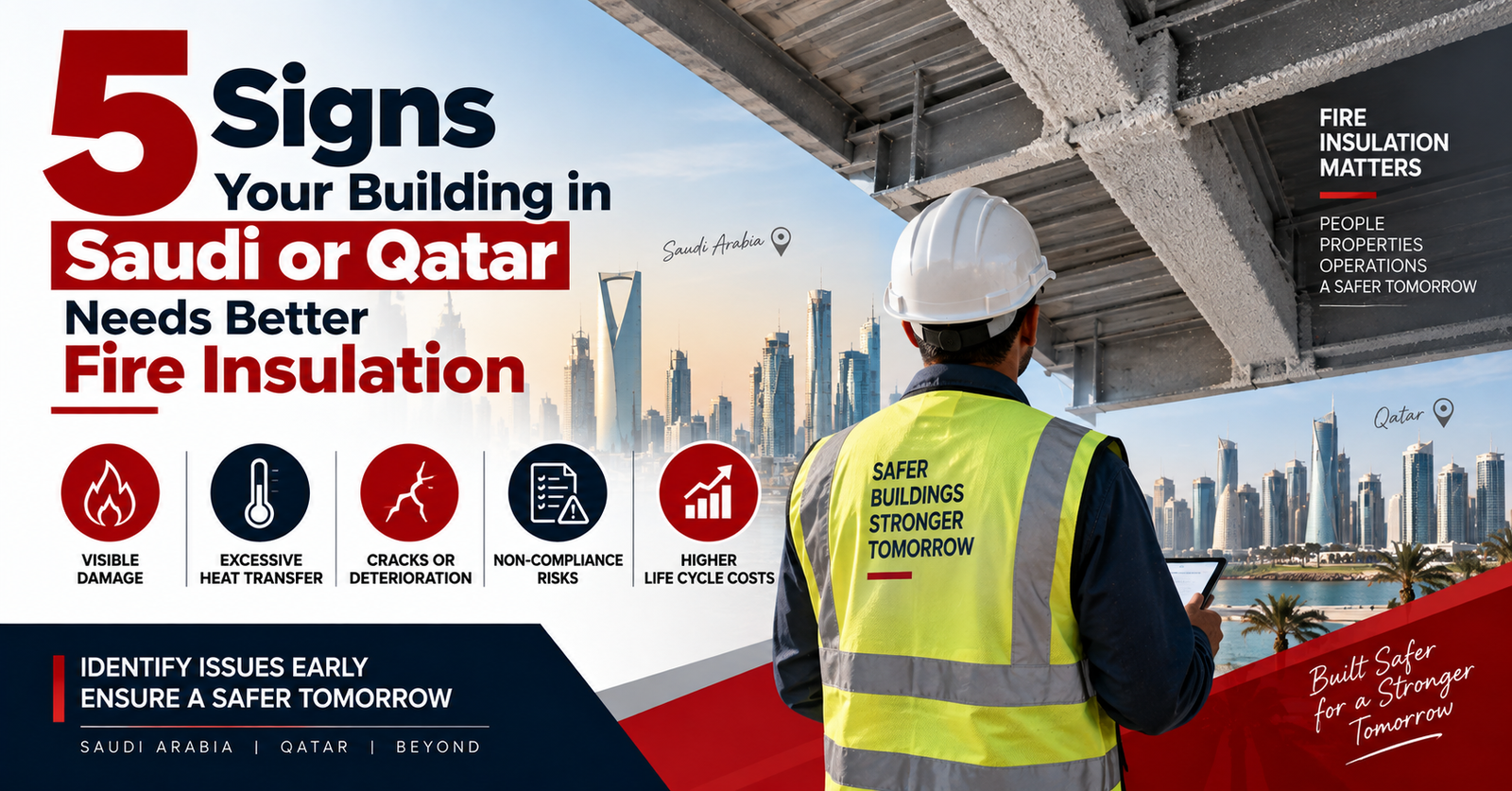 5 signs your building in Saudi Arabia or Qatar needs better fire insulation