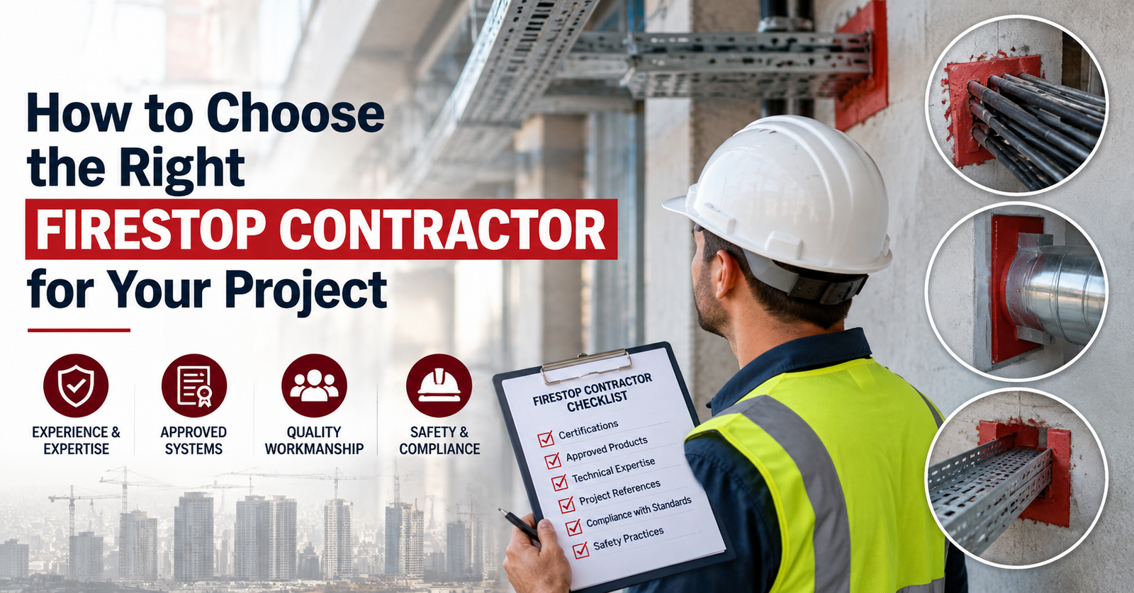 How to choose the right firestop contractor for your project